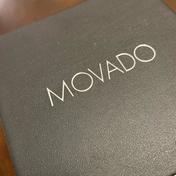 Movado Museum Classic Black Leather Strap Watch - Picture 8 of 8